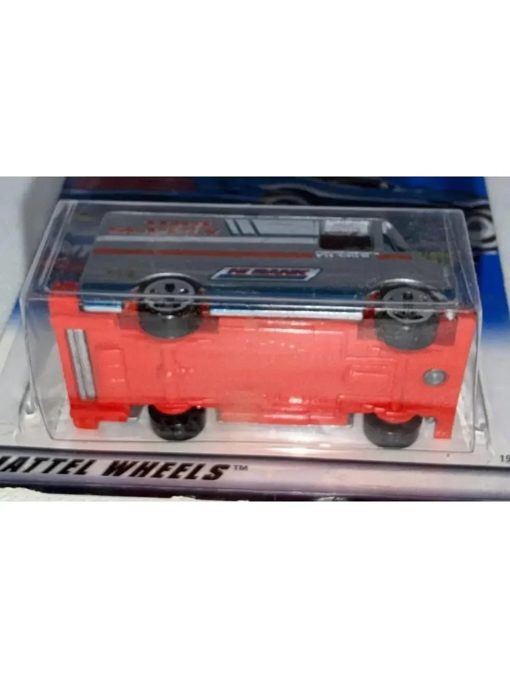 Hot Wheels 1998 Pit Crew Truck Tool Supply Silver Mattel Wheels 1:64 Car #874